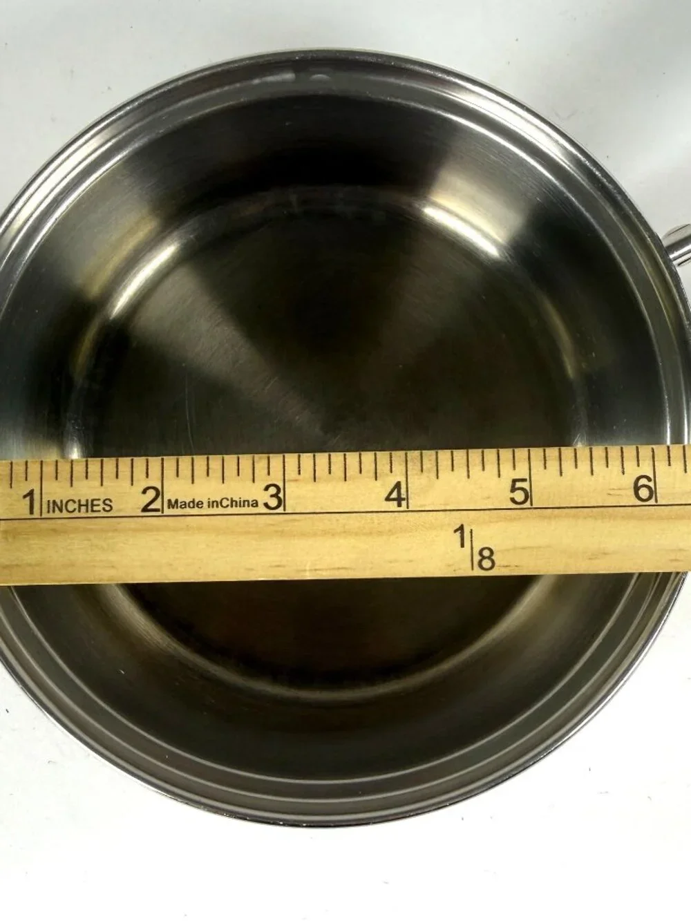 Revere Ware 1 Qt Copper Bottom Saucepan & Lid Clinton IL USA Vintage Stainless S